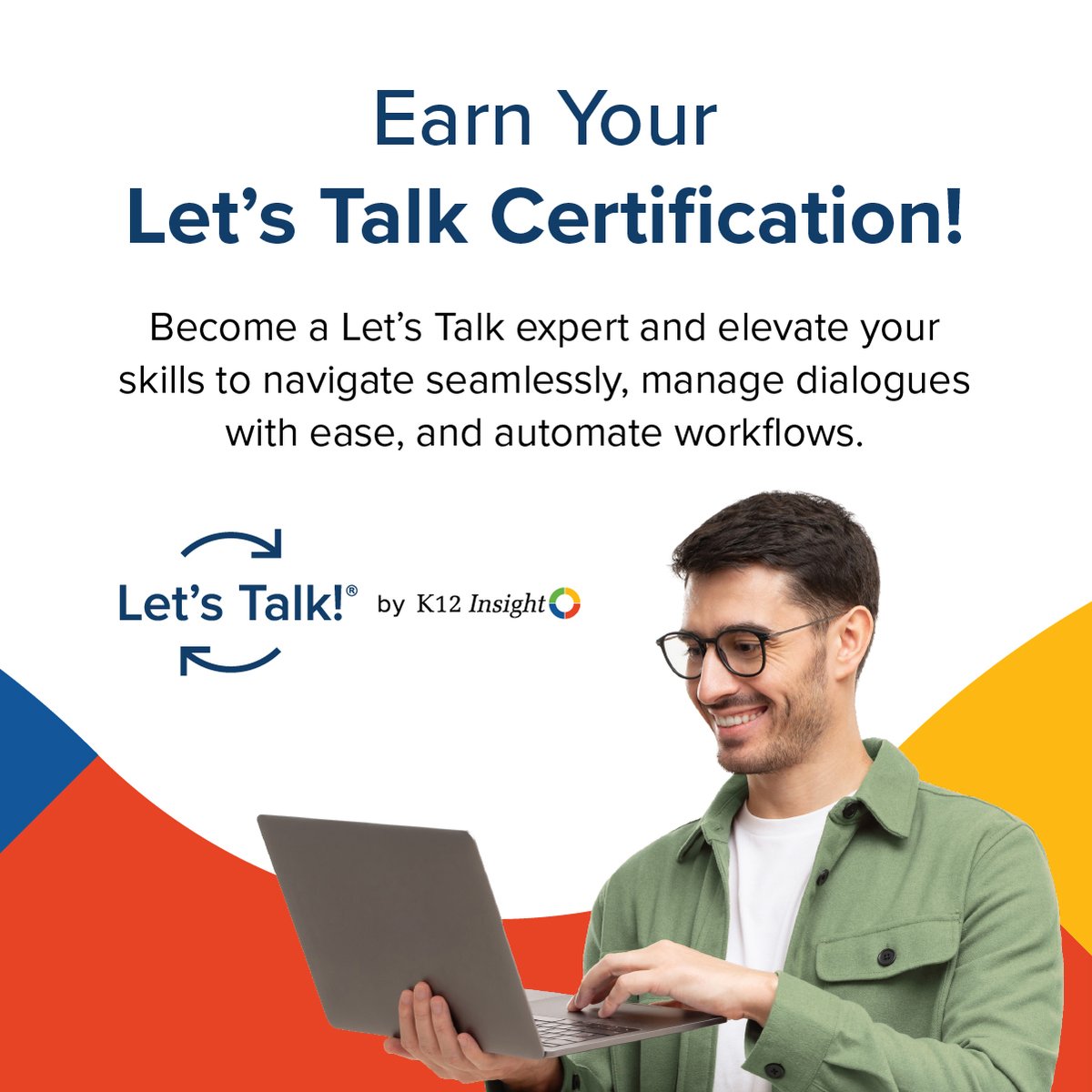 Elevate your professional journey with Let’s Talk Certification! 🚀 

Our new program — designed for Let’s Talk users and system administrators — will uplevel your Let’s Talk skills. Sign up today: hubs.la/Q02fSZjS0