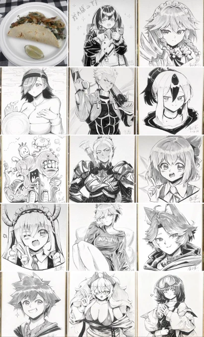 That was a fun weekend  at Genesis X, thanks for all the commissions this weekend! It was awesome to see a lot of familar faces too! 