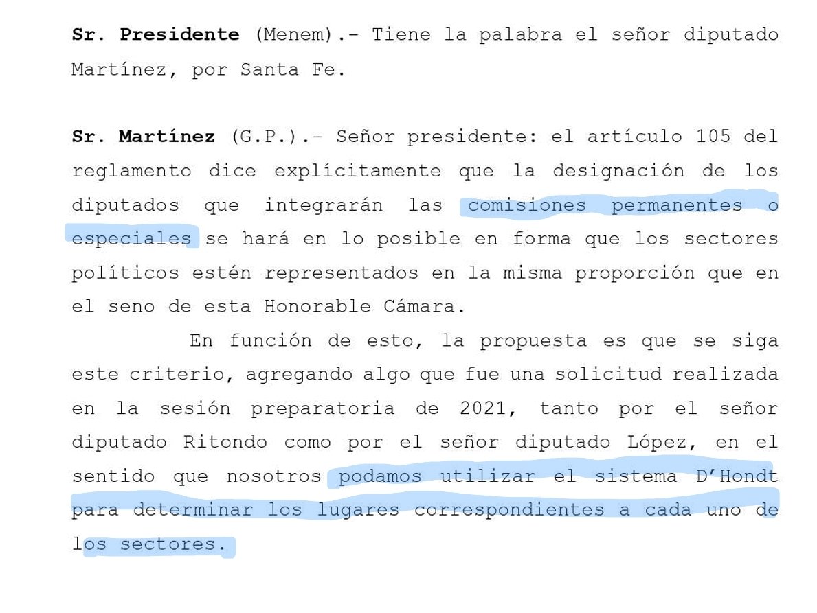 gac1190's tweet photo. En la sesión preparatoria del 7/12/23 (es decir, 12 días antes de que se publicara el DNU 70/23), la Cámara aprobó que la integración de las comisiones se hiciera por sistema D'Hont... https://t.co/TiTRaHbyum