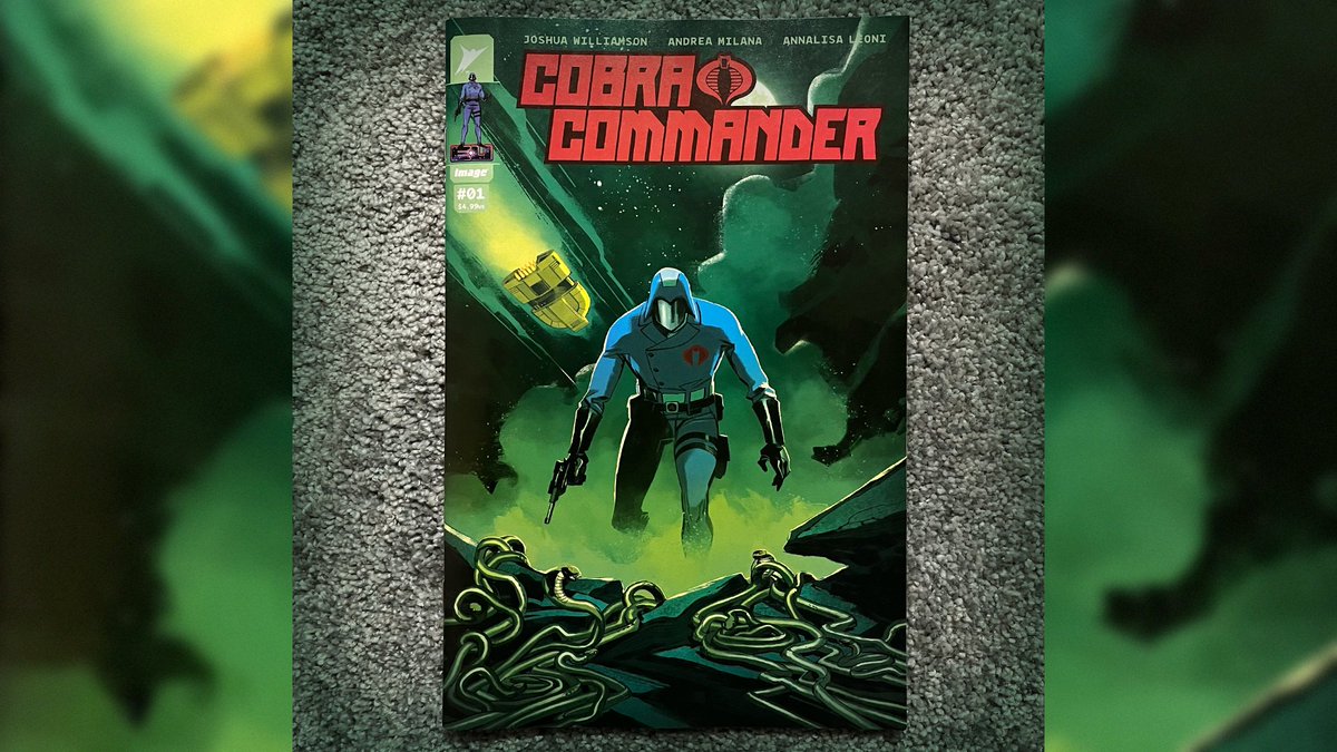 Had a wicked time reading, Cobra Commander #1. 🐍 My entry point into: #Transformers #GIJoe #EnergonUniverse