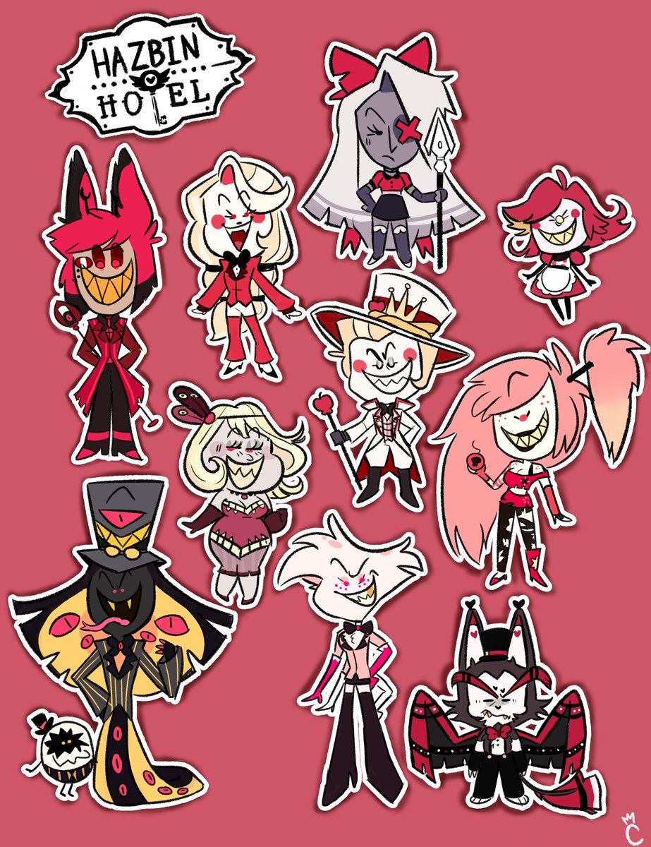 queensiecase's tweet photo. i went to a hotel for valentines day so a drawing idea came to mind 😭

#hazbinhotel https://t.co/pk9y1WLWqu