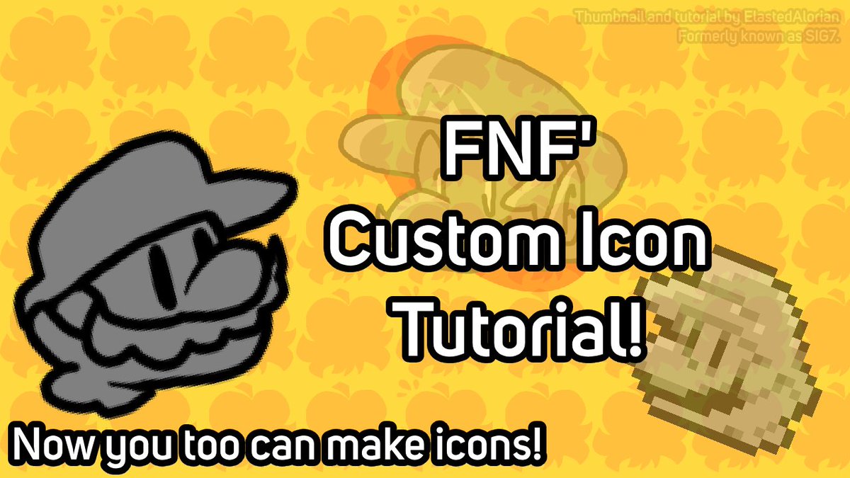 ElastedAlorian's tweet photo. Custom Icon Tutorial for Friday Night Funkin' now on @GameBanana! Thanks to all who helped it be Today's Pick!
(Pixel Metal Mario icon made on @pixil_art and the rest on @photopeacom because awesomes!)
https://t.co/G6dwDsE0hL
#FNF #FridayNightFunkin #MetalMario https://t.co/q1qFGdPFHe