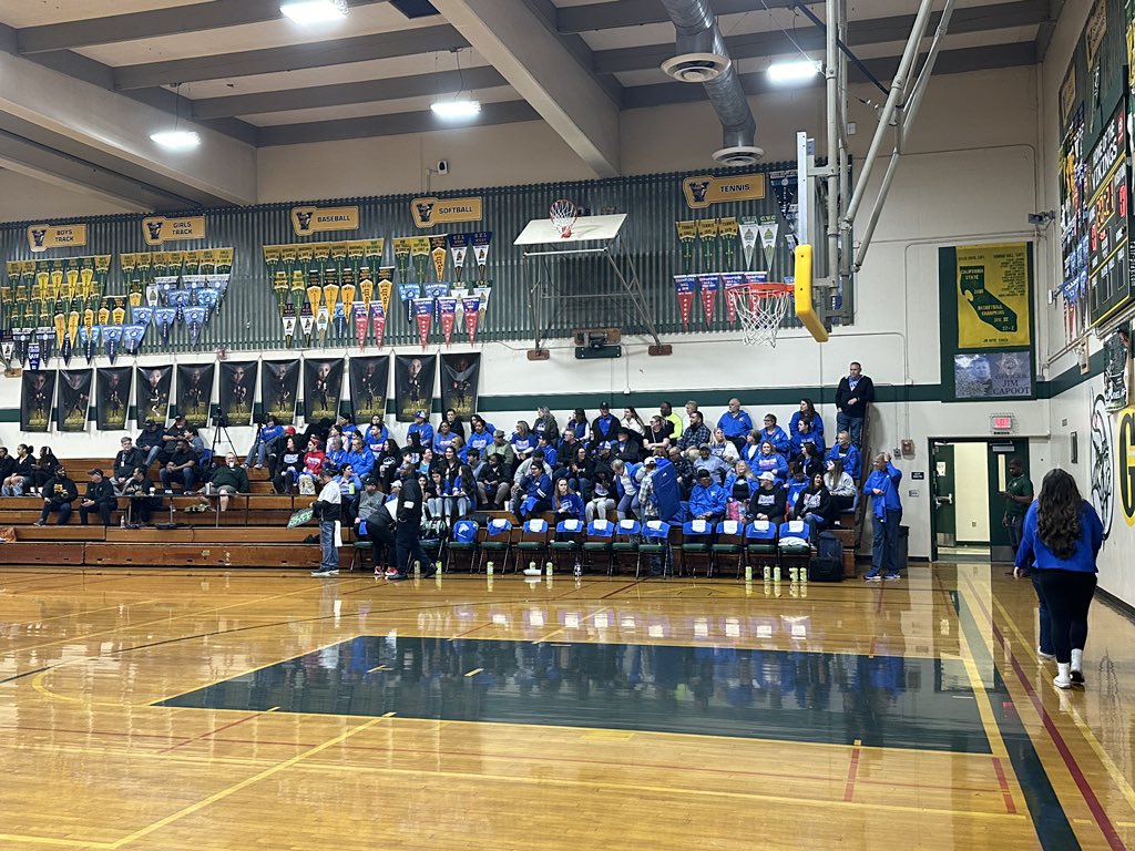 AtwaterFalcons's tweet photo. The Nest travels well. 

Let’s Go Falcons!! 👏 👏 👏 

#WeAreAtwater🟦⬜️ https://t.co/4ej9rbl8Jq