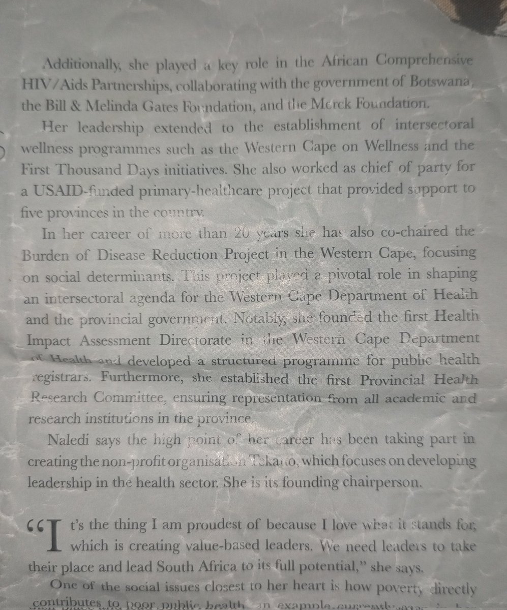 Elimu Na Kazi Organization (ENKO) (@elimunakazike) on Twitter photo <a href="/Traceynaledi/">Tracey Naledi</a> this is how far great news travels. Just came across your article after finding this piece used to wrap some Mahamri or what you call there 'fat cooks'. You are truly an inspiration to many in the SADEC region. Our CSO partners will be happy to work with you. #HIV <a href="/Traceynaledi/">Tracey Naledi</a> this is how far great news travels. Just came across your article after finding this piece used to wrap some Mahamri or what you call there 'fat cooks'. You are truly an inspiration to many in the SADEC region. Our CSO partners will be happy to work with you. #HIV