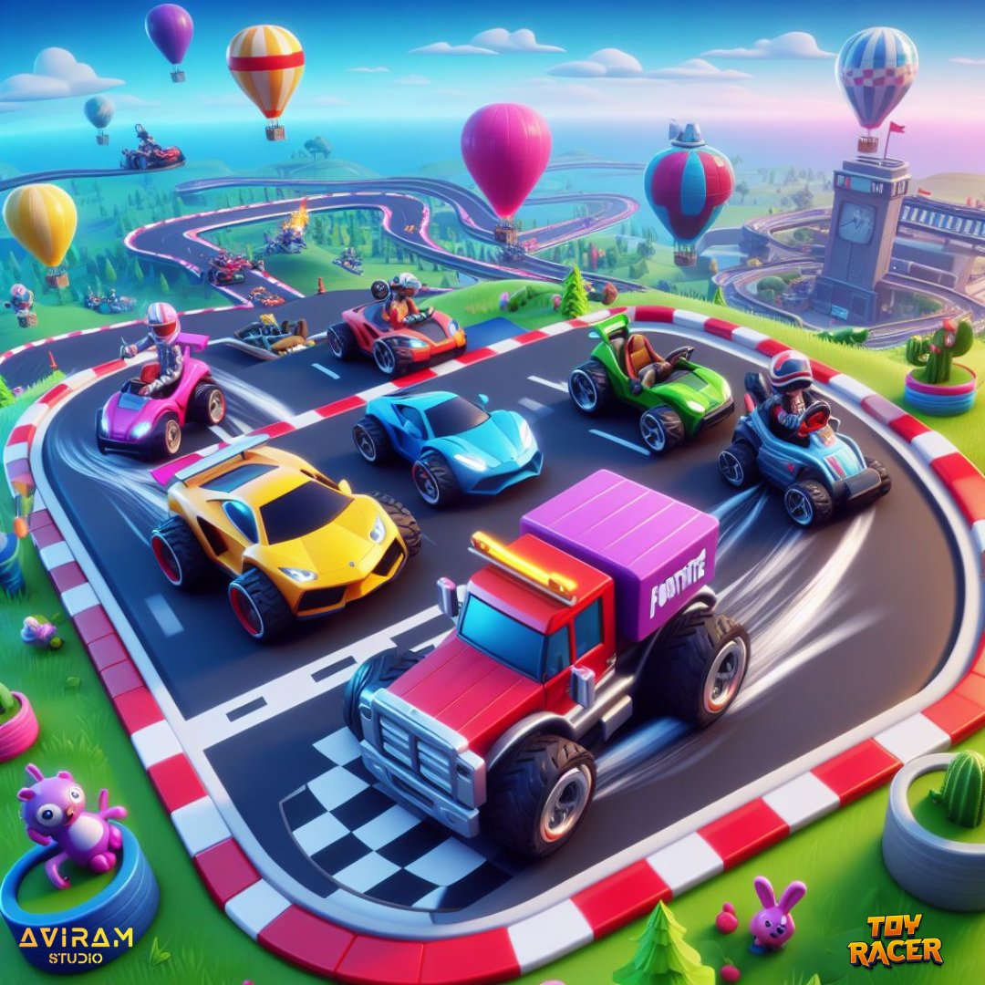 Parked and revved up for action! 

 Our engines are humming, and the race vibes are in full swing. Where are you, fellow speedsters? 

Drop your location and let's unite on the virtual tracks for an epic Toy Racer adventure! 🌐💨

 #racing #ToyCar #Race #Fortnite