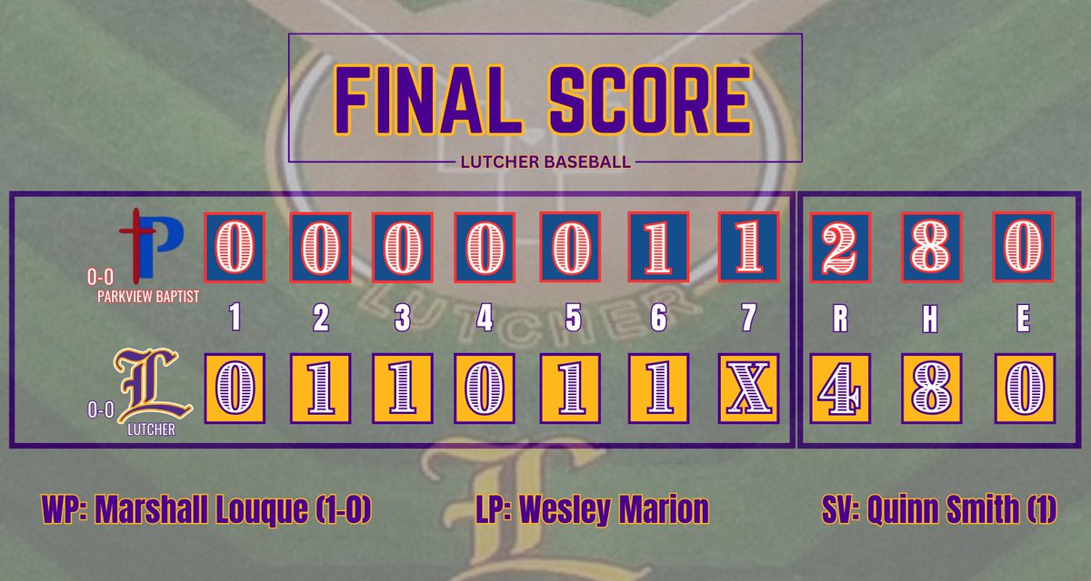 LutcherBaseball's tweet photo. https://t.co/dcPDHTtDxE