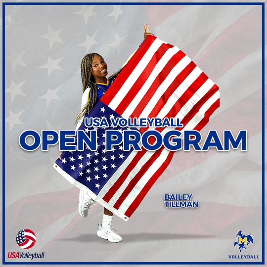 Congratulations to Bailey Tillman for being invited to the @usavolleyball Open Program! #GeauxPokes