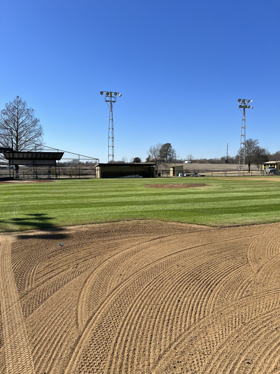 Getting close, Don Weller field is about ready to go!