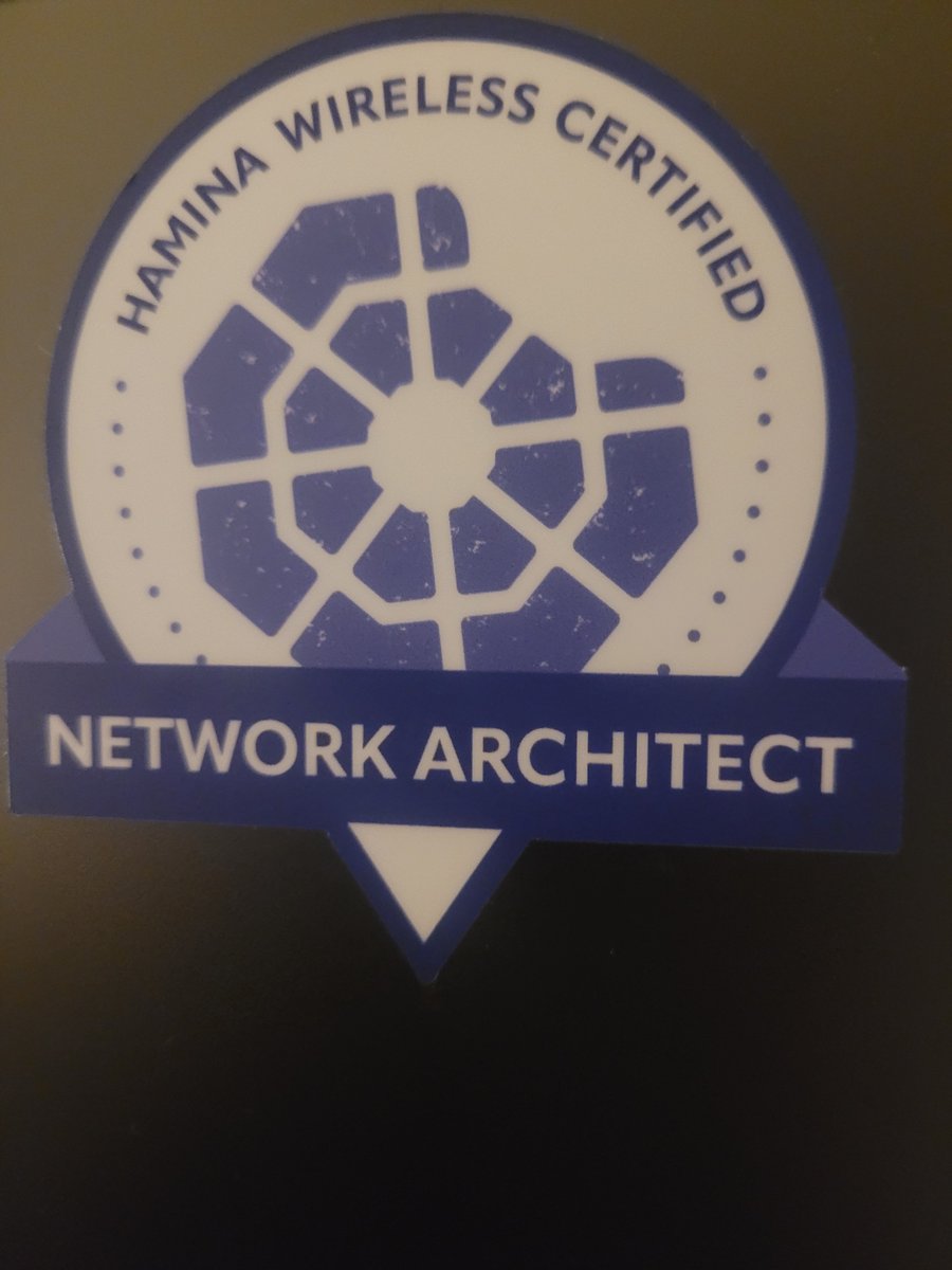 Excellent Hamina Network Architect training by <a href="/MackenzieWiFi/">Peter Mackenzie</a>