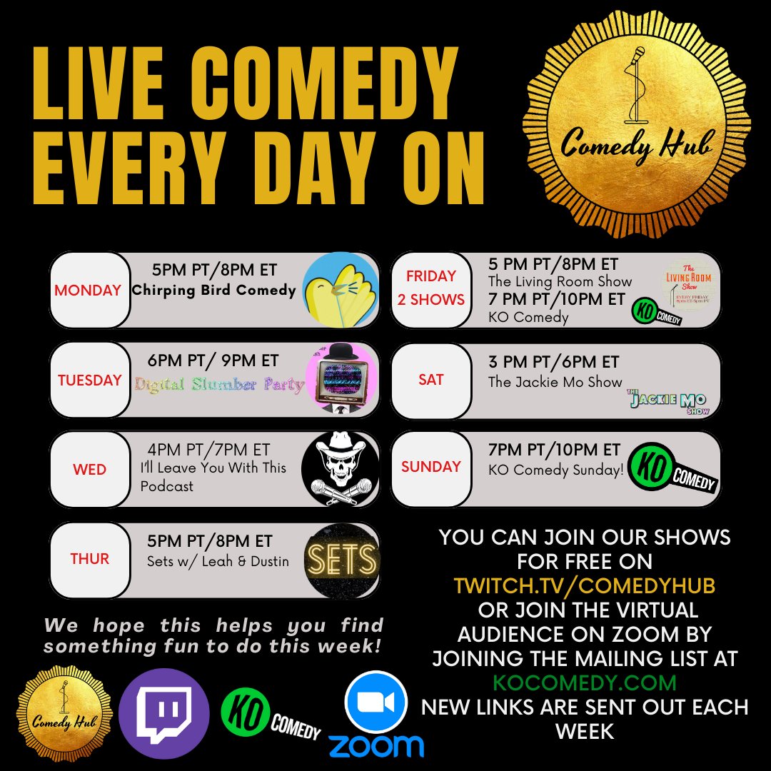 Twitch.tv/ComedyHub tweet media