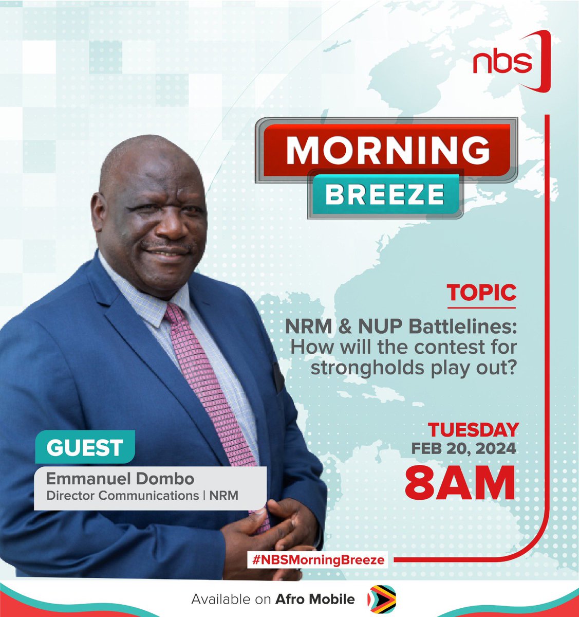 Join me this morning on the #NbsMorningBreeze @nbstv as we delve into how parties will be wrestling over key strongholds. @NRMOnline turned hitherto blue @FDCOfficial1 strongholds yellow while @NUP_Ug turned Buganda red. What are the stakes for 2026? @KKariisa @emmanuel_dombo