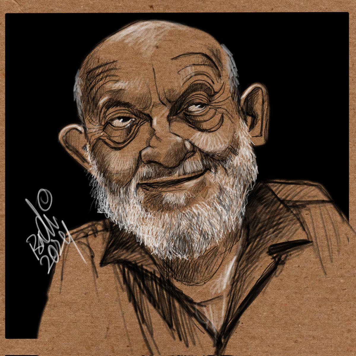 February - 20th #AnselAdams #photography #photographer #nature #caricaturesbybadri #Caricatura #caricature #caricatures #art #digitalart #drawing #openforcommission #commissionsopen #caricatureresolution