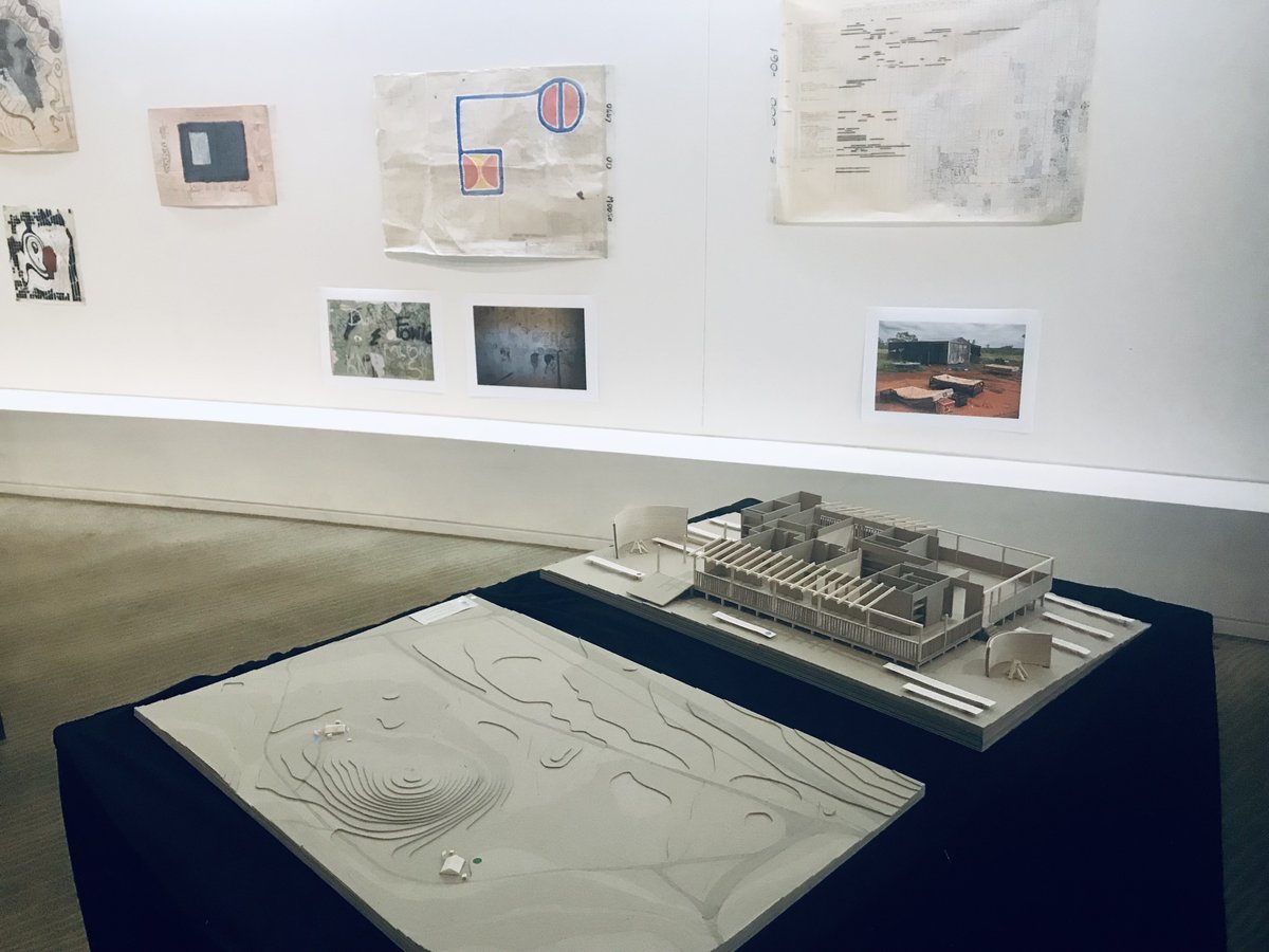 "As part of the Healing Country project we were generously invited to attend Wilya Janta’s Papulu-ku Nyinjjiki (Seeing Houses) exhibition in Tennant Creek... This was the first time Wilya Janta presented their architectural designs to the community" - Kris Vine