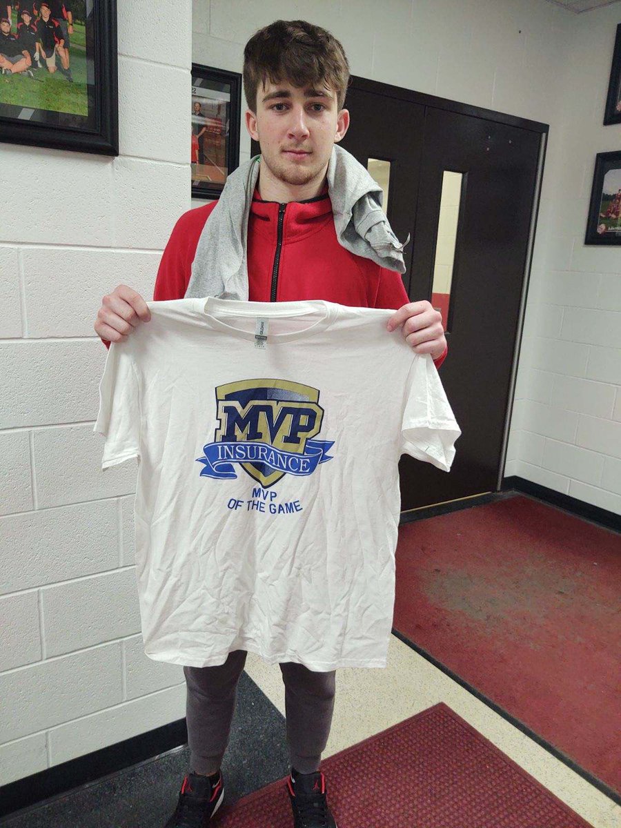 LCSportsNet's tweet image. .@MohawkArhletics with the mercy rule victory tonight much thanks to SEVEN 3s from @BobbyFadden in 74-39 win over McGuffey. He gets another MVP Insurance MVP of the Game shirt. @MasonHopper17 with a sweet steal&amp;amp;save for Mahle Chiro Play of the Game. @MohawkBB to the quarterfinals