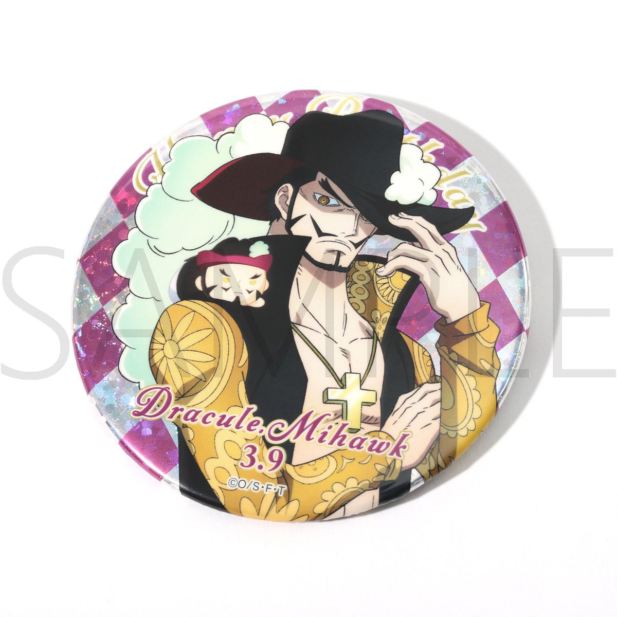 新商品】麦わらストア限定 ワンピース バースデーホログラム缶バッジ