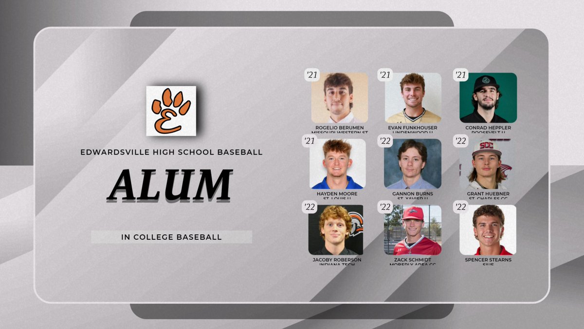 Had a blast following all the <a href="/EvilleTigerBB/">Edwardsville HS Tigers Baseball</a> Alum in college baseball this past weekend!  Good luck this season (2 of 3)!