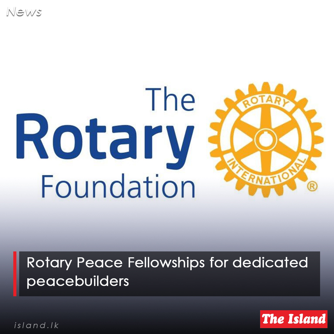 bitly.ws/3dCr9

Rotary Peace Fellowships for dedicated peacebuilders

#TheIsland #TheIslandnewspaper #RotaryFoundation #RotaryPeaceFellowship