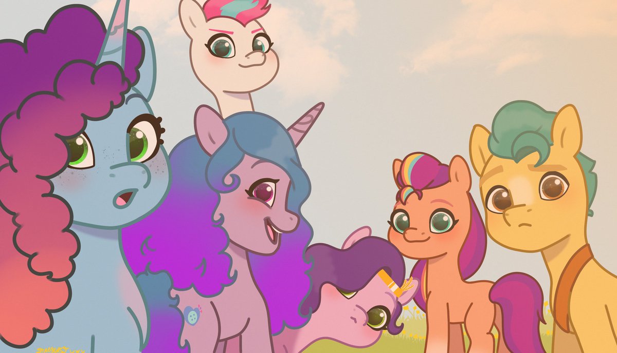 POV you wake up in equestria and are greeted by these ponies

#Zippstorm #Sunnystarscout #Hitchtrailblazer #Mistybrightdawn #Pipppetals #Izzymoonbow  #mlpg5 #MLP #mlpfanart #mlpart #pony #mlpfandom #mylittlepony #cute