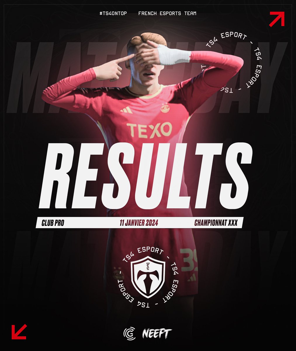 Parabellum_ESP's tweet photo. RÉSULTATS DU SOIR :

21h🆚 Abyssal Esport |Vpg🇨🇭🏆1-1 victoire aux péno ✅
21h40🆚 Hydra 🏴󠁧󠁢󠁥󠁮󠁧󠁿|Vpg🇪🇺1-0✅ forfait 
22h🆚 Eagle Esport |Vpg🇫🇷3-1✅
22h20🆚 Cream Floats🏴󠁧󠁢󠁥󠁮󠁧󠁿|Vpg🇪🇺5-0✅
22h40🆚 MillWall 1885 |Vpg🇨🇭3-0✅ https://t.co/RojiVlSrG5