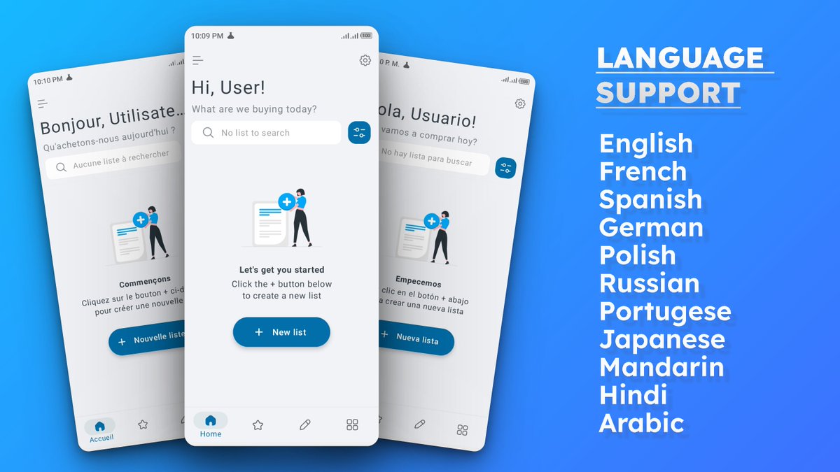 Excited to announce my app now supports 10+ languages! 

Thanks to ChatGPT for assistance in translating the app. 

Which languages should I add next? Comment below! 🌍 

Stay tuned for the launch date! ✨

#buildinpublic
#androidappdevelopment
#languages