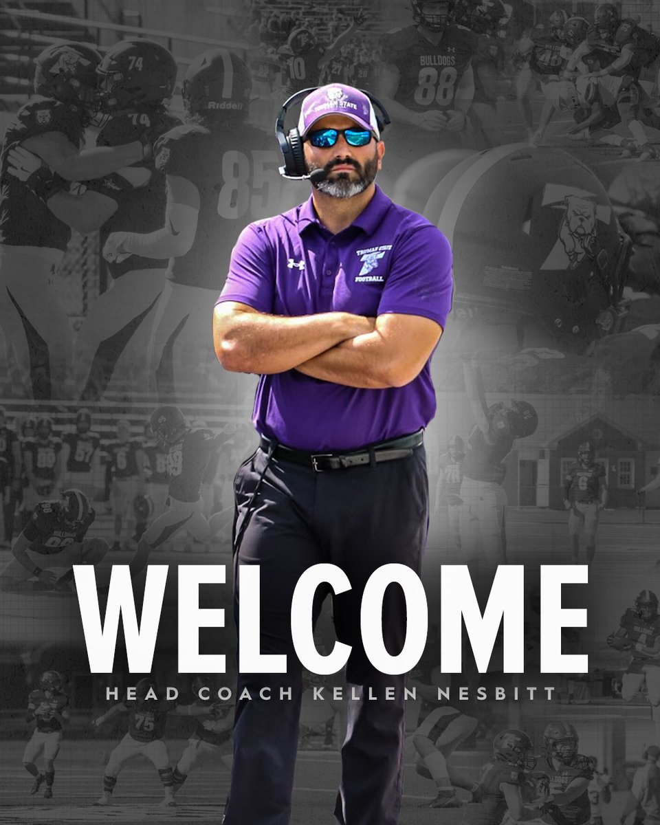 Truman State Football (@truman_fb) on Twitter photo The New Dog is in the House π
Welcome New Head Coach Kellen Nesbitt π
<a href="/CoachKNesbitt/">Kellen Nesbitt</a> The New Dog is in the House π
Welcome New Head Coach Kellen Nesbitt π
<a href="/CoachKNesbitt/">Kellen Nesbitt</a>