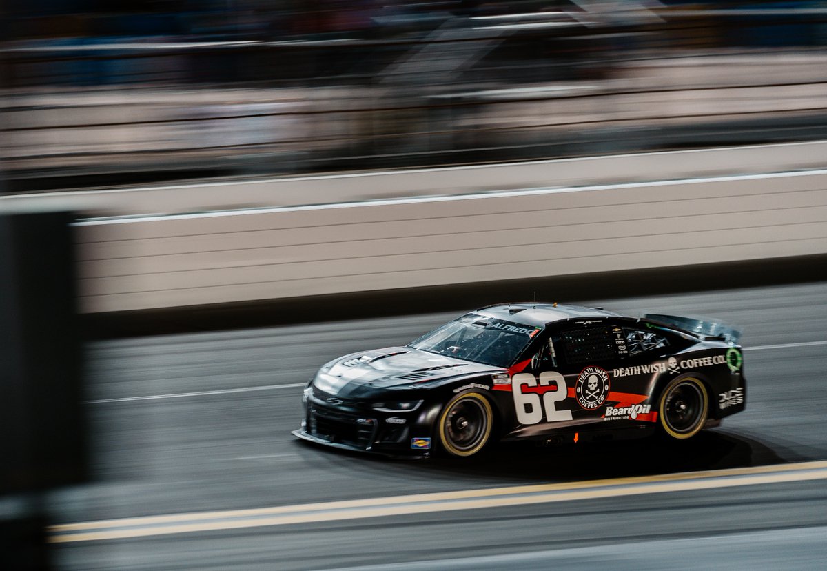 Lap 78: @AnthonyAlfredo is running 10th in the No. 62 @DeathWishCoffee Chevy! Let's do this. 😎 #Daytona500 | #NASCAR