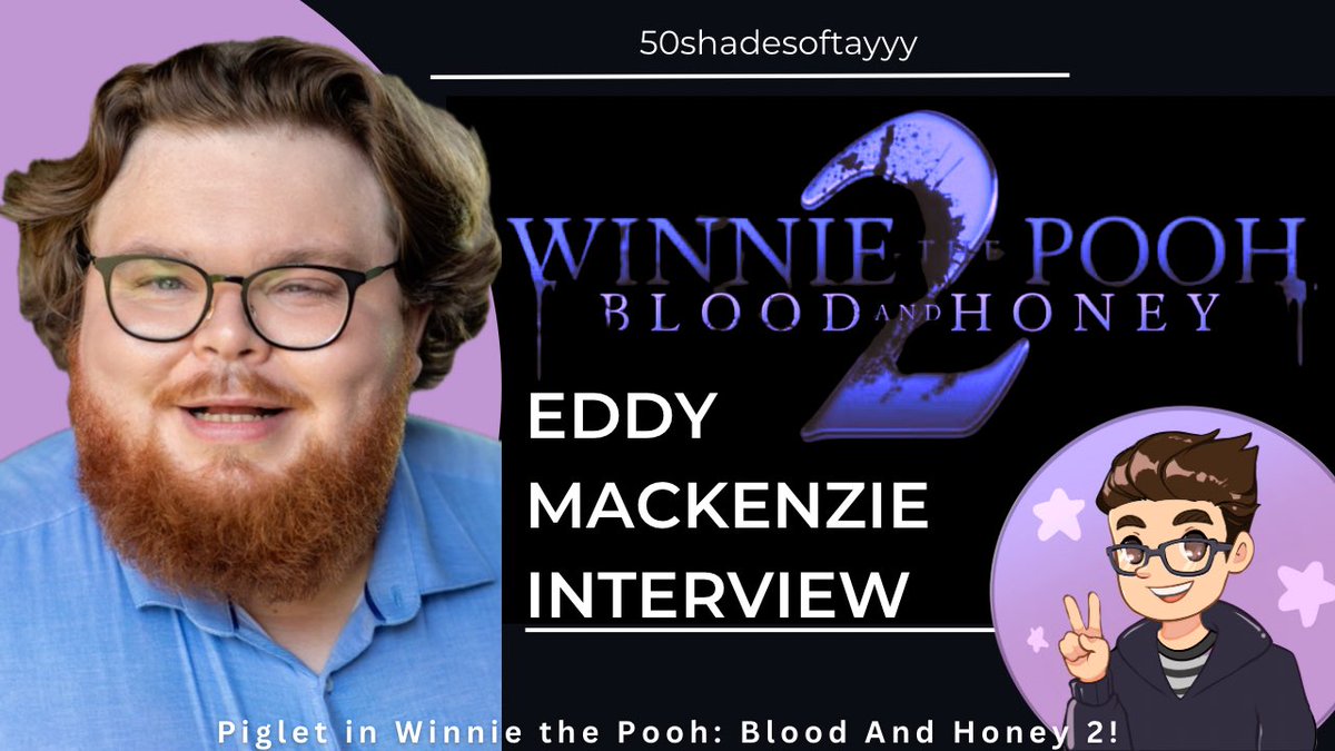 If you’re a @poohbandh fan, I recommend subscribing to my YouTube channel, 50shadesoftayyy. I have NEW interviews releasing this week! I’ll announce my next guest tomorrow, & you can watch my interview with @eddymackenzie_ & trailer breakdown now!🩸🍯💜 youtube.com/@50shadesoftay…