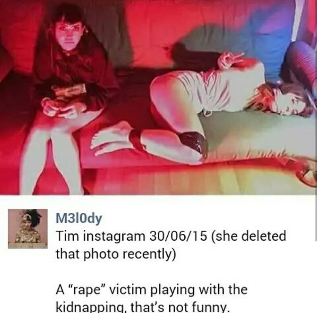 KAYDILF's tweet photo. @kkurayokai @PVerde79 @JOSEIBBH the way timothy also couldve exposed melanie to weed since melanie never did it until one of her friends did. she was still a teenager coming off the voice when they met. the story could EASILY be the other way around but because timothy accused shes automatically the true victim https://t.co/wVi5GPCfSS