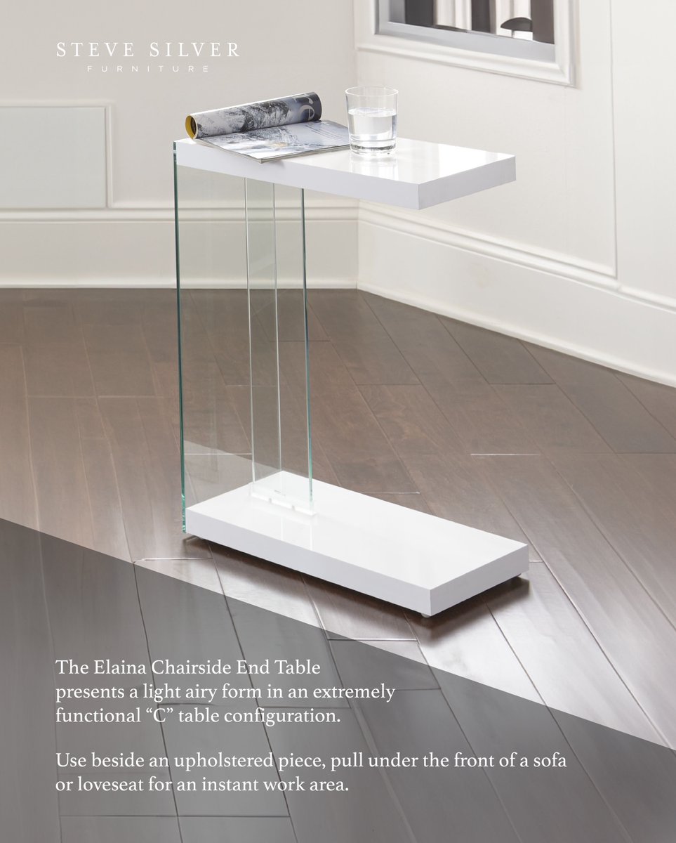 SteveSilverCo's tweet photo. Say goodbye to reaching for that distant coffee table – with our 'C' tables, everything you need is right within arm's reach! #HomeDecor https://t.co/yAaSnFv9UC
