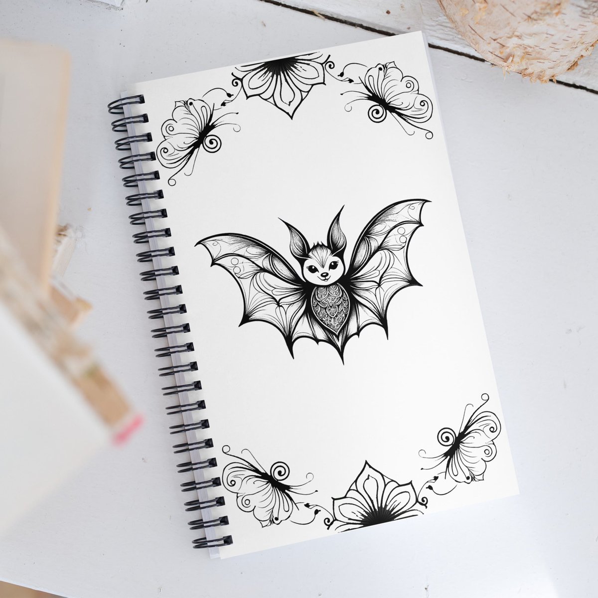 Whispering Wings Bat in Frame notebook
thewackywanderers.com 
#handcrafted #batlove #batlover #lovebats #batsarecool #filigree #shopsmall #madewithlove #gothicvibes #gothicfashion #darkelegance #gothicbeauty #gothaesthetic #journaling #gothicart #journalinspiration #journal