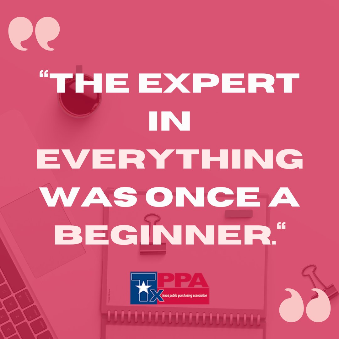 It’s never too late to learn! Register for our upcoming conference on TxPPA.org to begin your journey of becoming an expert.✍️ #TxPPA #texaspublicpurchasingassociation #publicpurchasing #publicpurchasingconference #TxPPAconference