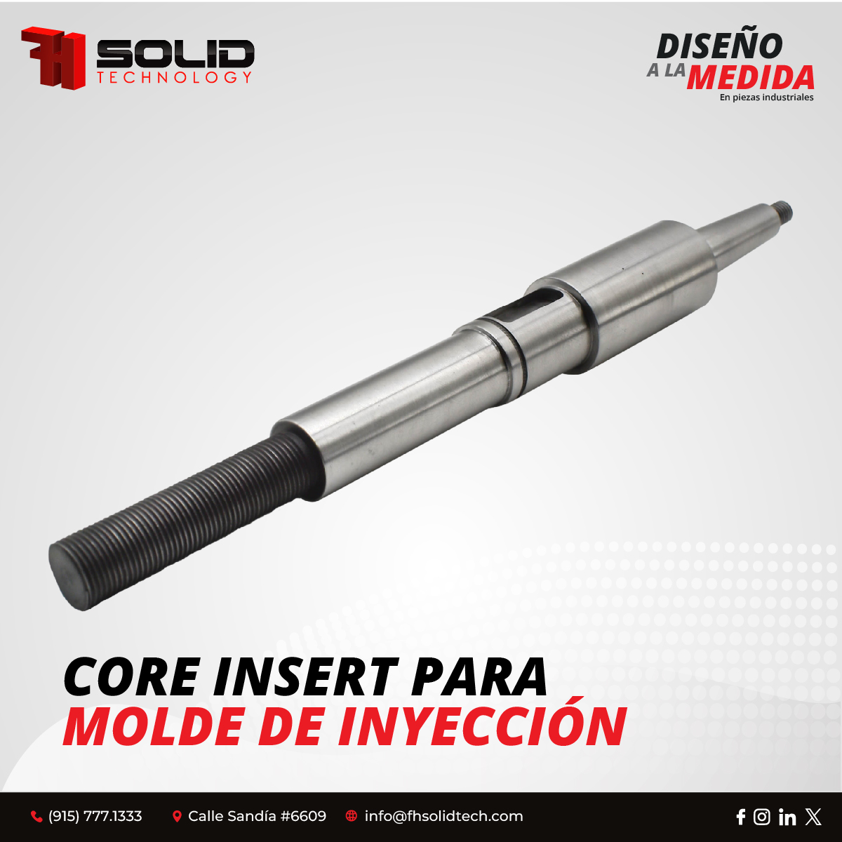 FhSolid's tweet photo. 🔧Descubre la excelencia en cada detalle con nuestro Core Insert para molde de inyección. Diseñado para optimizar la producción, este componente es la clave para moldes eficientes y resultados de alta calidad.

#InnovaciónIndustrial #Precisión #Eficiencia https://t.co/cIM6FeTb0X