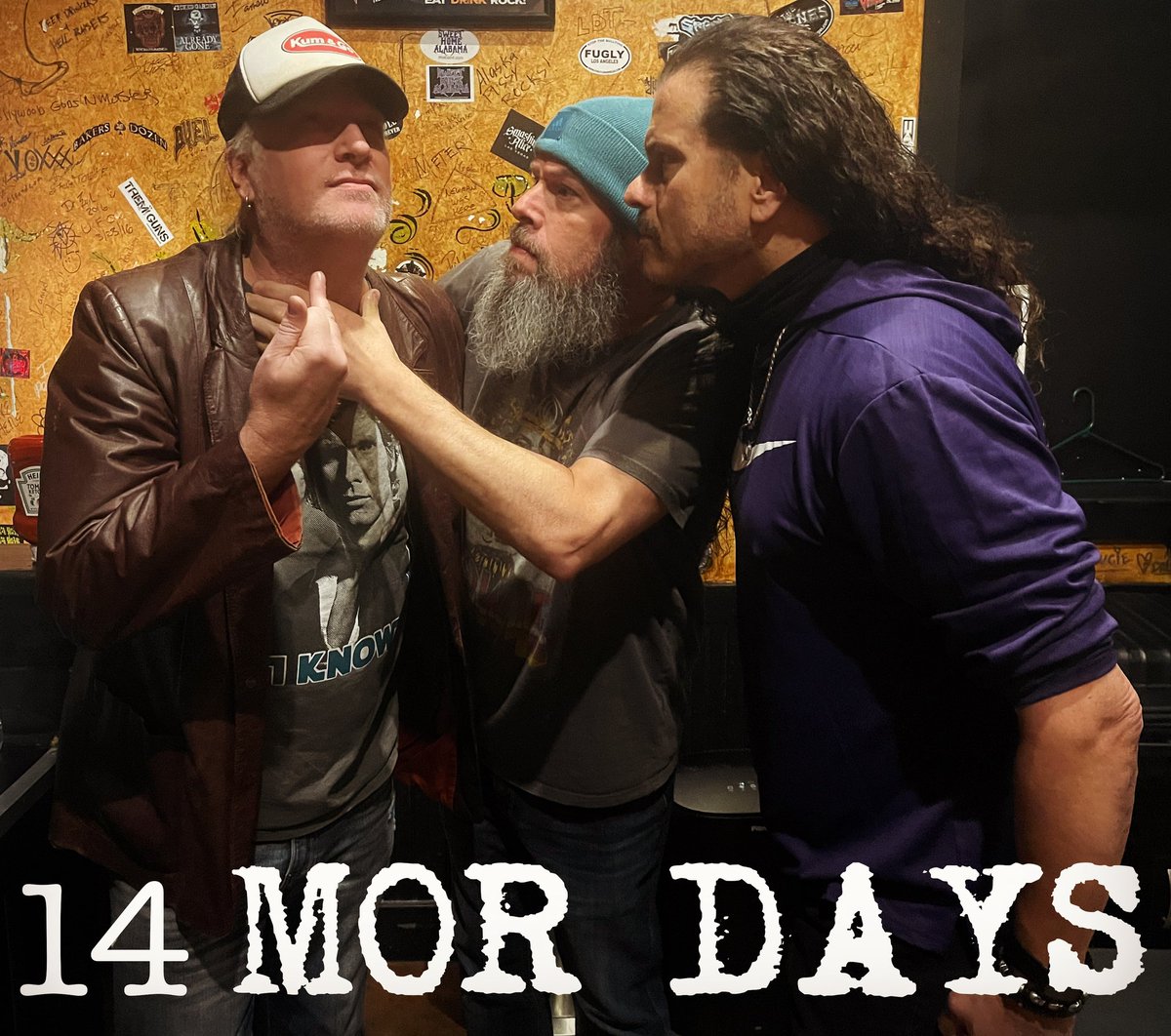 14 MOR days until @Richie_Kotzen sicks his personal security on me…. @jeffscottsoto @jasonbieler @MonstersCruise