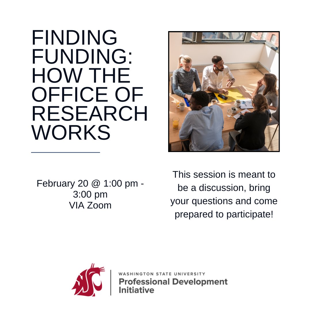 Join us for a discussion and overview of the Office of Research and the proposal and submission process. We will address some elements needed for the success and characteristics of competitive proposals.
Look at the PDI website for all of our Events!