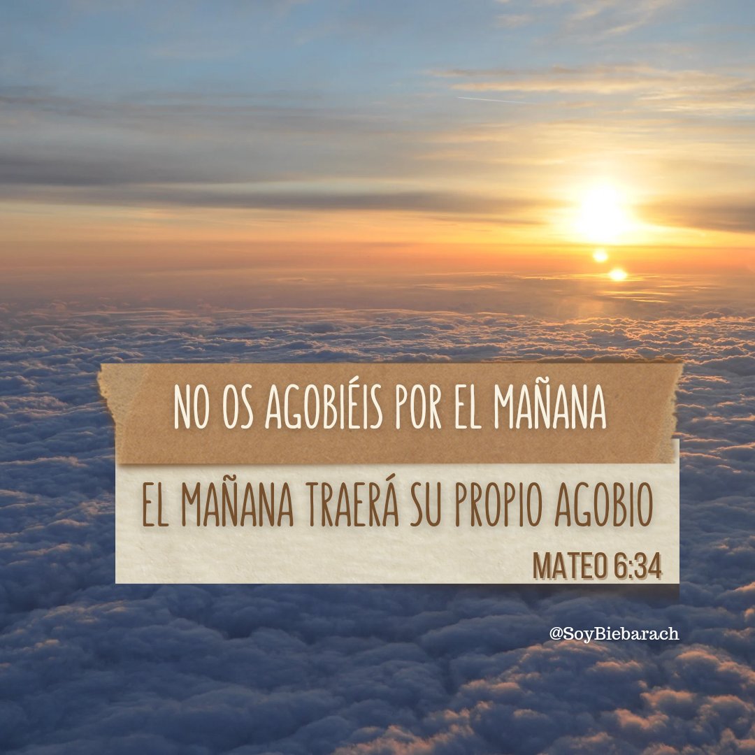 soybiebarach's tweet photo. No te preocupes porque traerá el mañana 
Cada día trae su propio afán 
Dios te sostiene cada día si aprendes a confiar en el 
#reflexion #motivacion #soybiebarach🇵🇦🐥 https://t.co/pwummlNck7