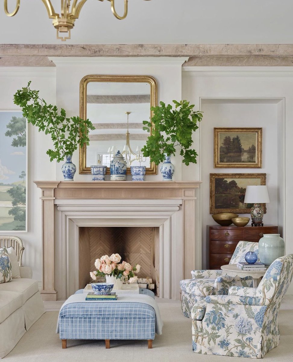 Charmingly Blue @traditionalhome