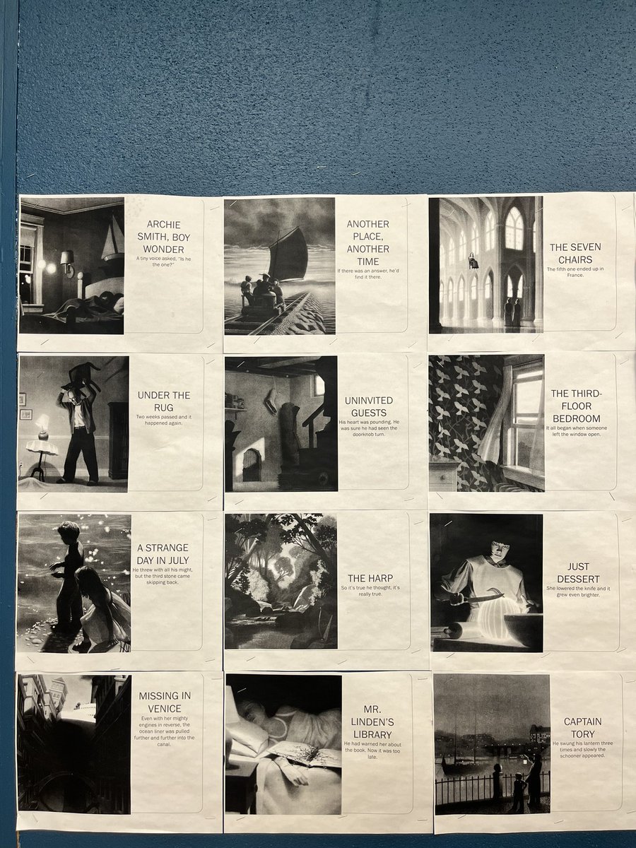 The Mysteries of Harris Burdick by Chris Van Allsburg is a great resource to get students creative writing! Can be used at any grade level! #creativewriting <a href="/GlenhavenSr/">Glenhaven Senior PS_PDSB</a>
