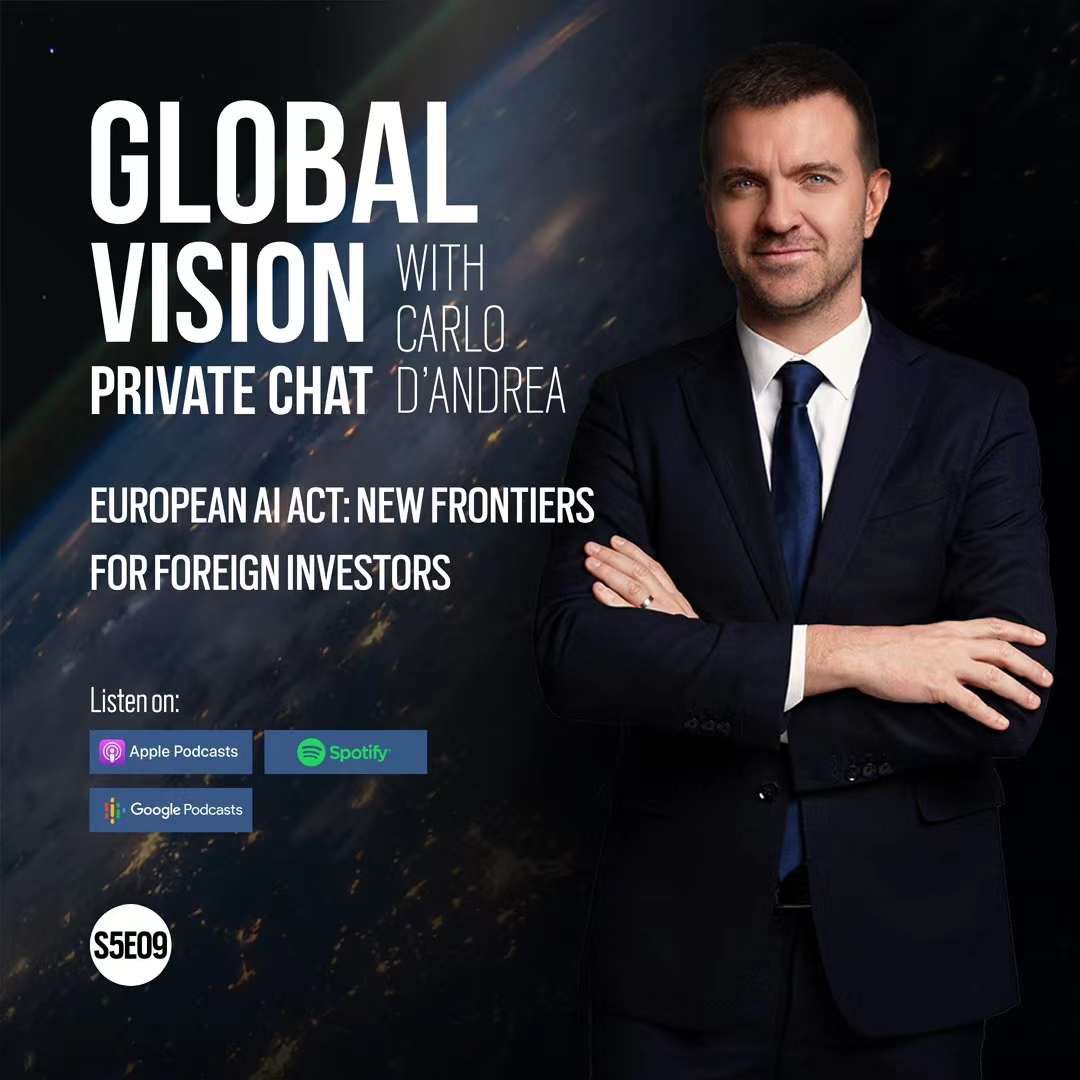 The AI Act transposes EU values to a new era. podcasts.apple.com/it/podcast/glo… #GlobalVision, Private Chat with Carlo D’Andrea S5E09. 🎙Listen on #ApplePodcasts, #Spotify and #GooglePodcasts