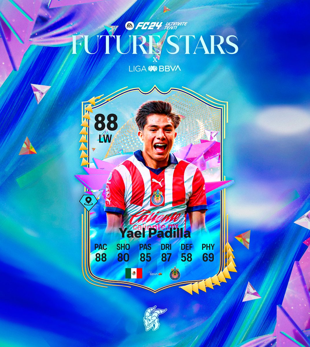 _InfernusGaming's tweet photo. Future Stars x Liga BBVA ✨

Te dejamos un pequeño vistazo a lo que sería si la liga mexicana estuviese en #FC24 e incluyesen a algún joven de los mejores equipos de esta 🫡

 ¿Cuál sería tu favorito? 👀 https://t.co/dStbpZqLNp