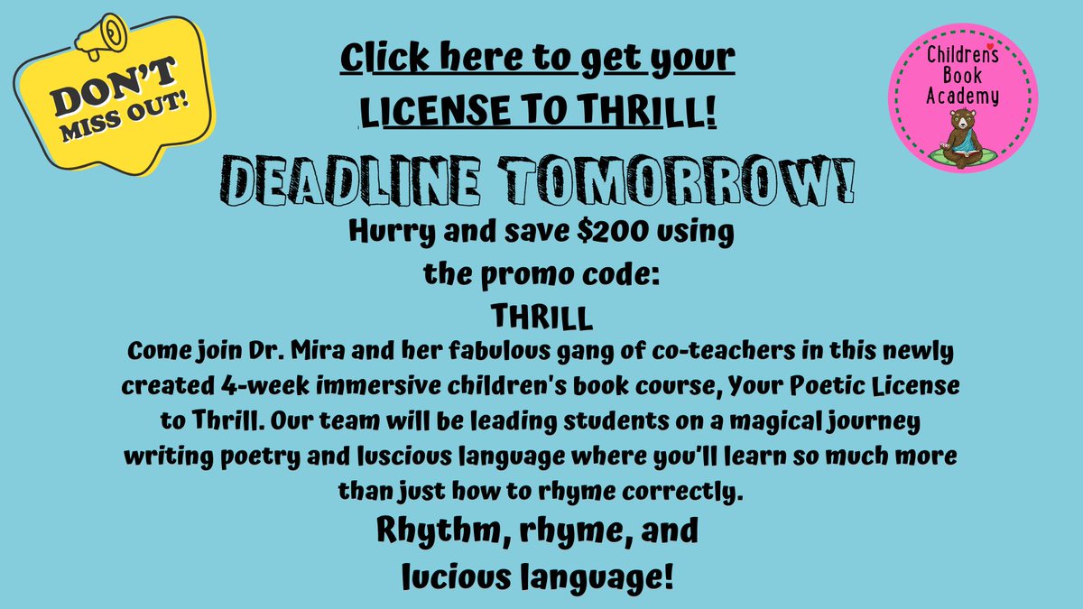 If drivers need a driving license, writers should have a poetic license and this is is it! Join us for this game-changing course complete with a certificate at the end! wj168.infusionsoft.app/app/orderForms…
