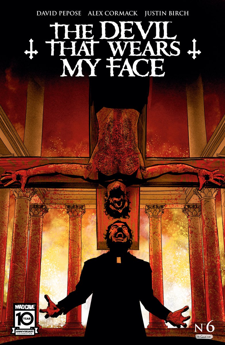 Very excited for everyone to read THE DEVIL THAT WEARS MY FACE. It's Face/Off meets The Exorcist, and I think it's one of my best books to date — you can still preorder Issue #6 at your local #comics shop!