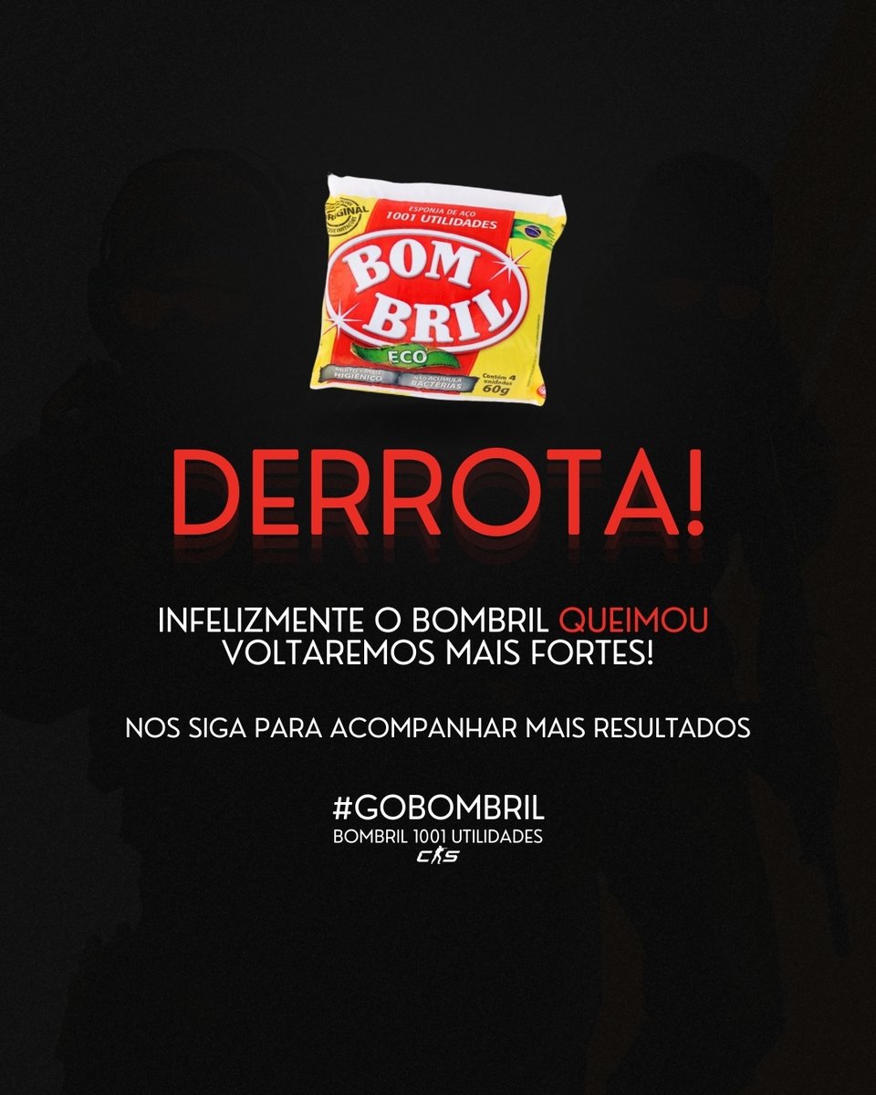 Bombril 1001 Utilidades (@bombrilcs2) on Twitter photo 🚨IEM DALLAS🚨
Infelizmente o Bombril foi queimado pela <a href="/w7mesports/">w7m esports</a>
Conseguimos 2 vitorias porem nao conseguimos superar OS CARECAS. GG
Voltaremos mais fortes!! 🚀🚀
#GoBombril 🚨IEM DALLAS🚨
Infelizmente o Bombril foi queimado pela <a href="/w7mesports/">w7m esports</a>
Conseguimos 2 vitorias porem nao conseguimos superar OS CARECAS. GG
Voltaremos mais fortes!! 🚀🚀
#GoBombril