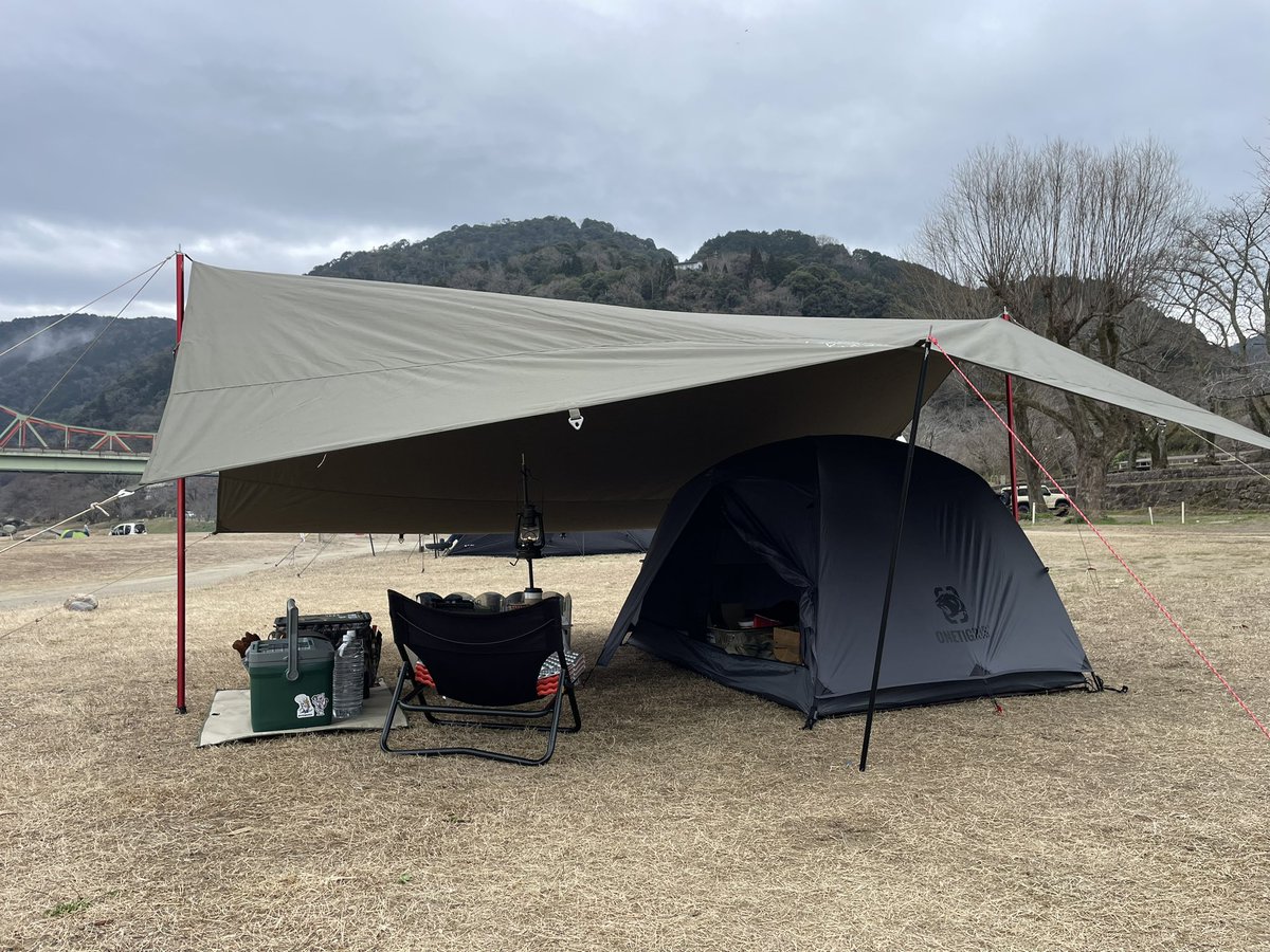 キツネがトラを守ってます
#futurefox
#onetigris
#キャンプ