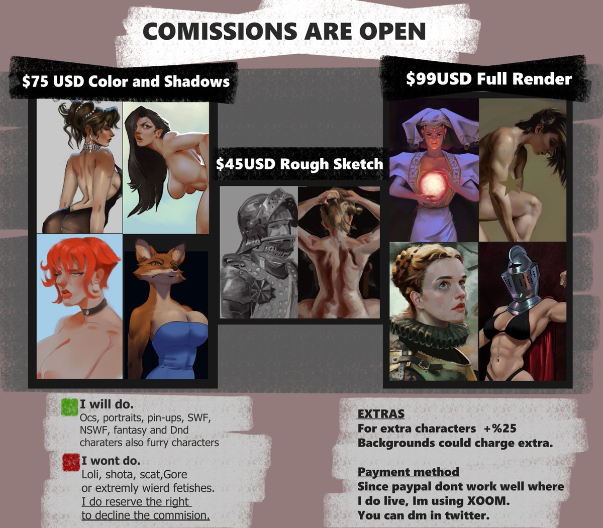 COMISSIONS ARE OPEN!!