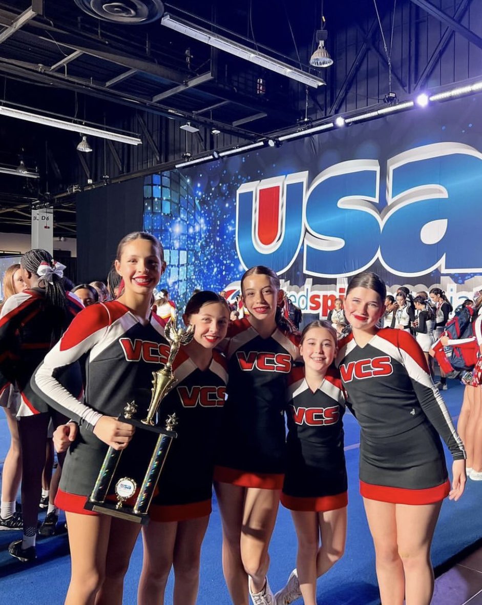 VCSAthletics's tweet photo. Congratulations to our Middle School Stunt Team on an awesome showing at United Spirit Association Junior Nationals this weekend, placing fourth in the Novice Stunt Division! We are proud of you!
_____
#VCSFamily #CRUNITED #VCSCheer #GoCrusaders https://t.co/2eppQSPXcK