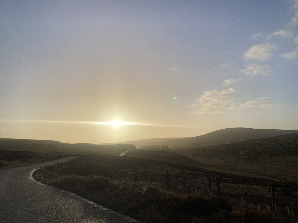 Commute to work this morning. The Lammermuirs between Duns, Scottish Borders and Gifford, East Lothian 🥰