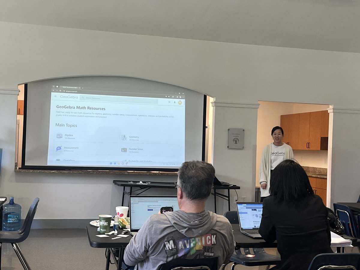 Great session with <a href="/math_monique/">Monique Zhou</a> on OER using GeoGebra today #flggb