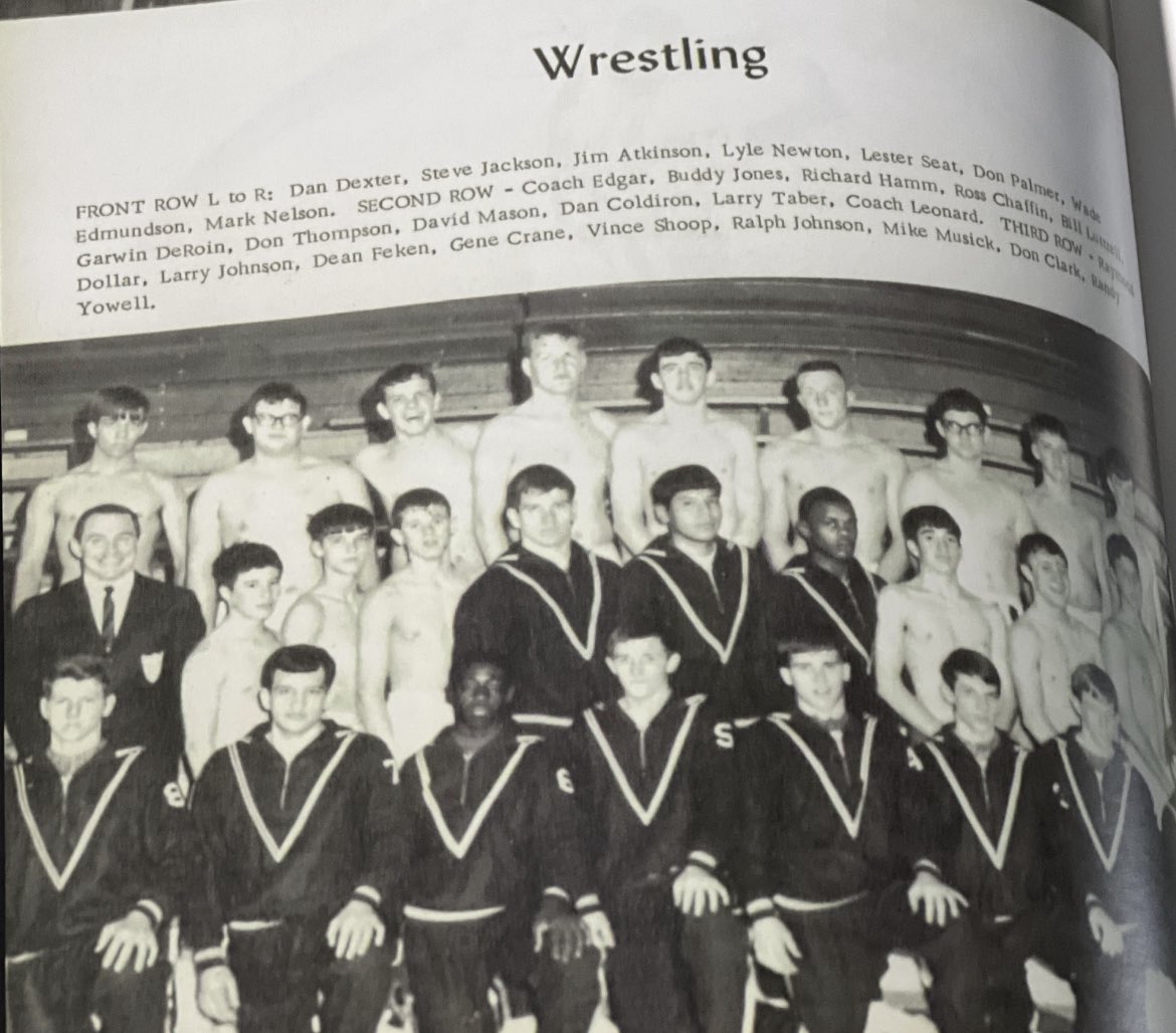 HoopVick's tweet photo. Perry America.
Donald Thompson the Great.
My Grandad and OG.
Perry’s 1st African American Individual Wrestling State Champion.
Wish the Perry Maroon Archives reflected his year and weight correctly though!!
Fix it please and pay respect to history
#DonThompson #Maroons #Legend https://t.co/I5lOV9IxCo