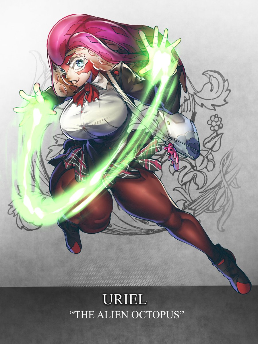 WickedFanbox's tweet photo. Uriel Audi ”The Alien Octopus” 

A Wicked woman who was once human, full of passion and love she pursues her path to change her fate alongside Gyo.

https://t.co/7IqLv6ziKD…

#webtoon #manga #characterdesign https://t.co/n5ynTFEWQM