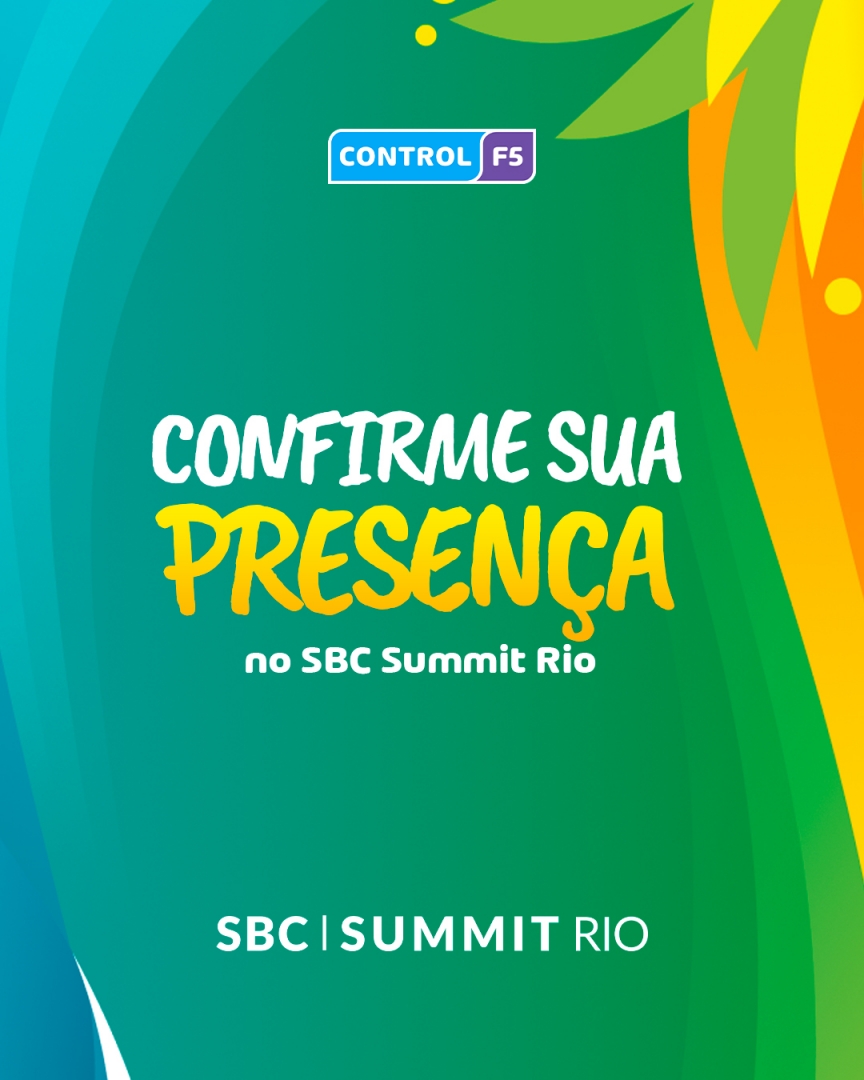 Nos dias 5, 6 e 7 de março de 2024 acontece um super evento no Rio de Janeiro. É o SBC Summit!
O encontro reúne os principais líderes e especialistas do setor no Windsor Convention & Expo Center, na Cidade Maravilhosa.
O SBC Summit Rio e a Control F5 esperam por você!